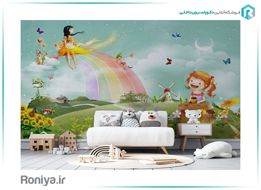کاغذ پوستری برای اتاق کودک CN-0119 — تصویر ۲