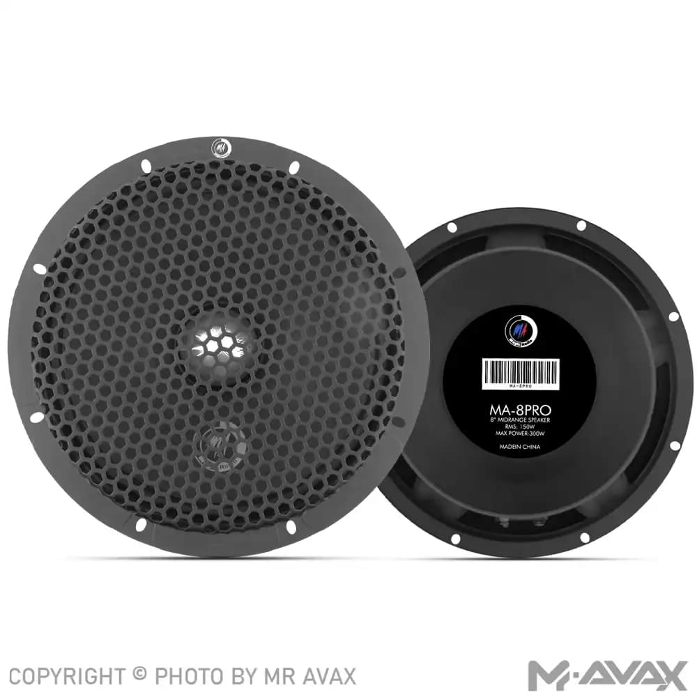 میدرنج 8 اینچ مجیک آدیو مدل MA-8PRO(دو عددی) — تصویر ۴