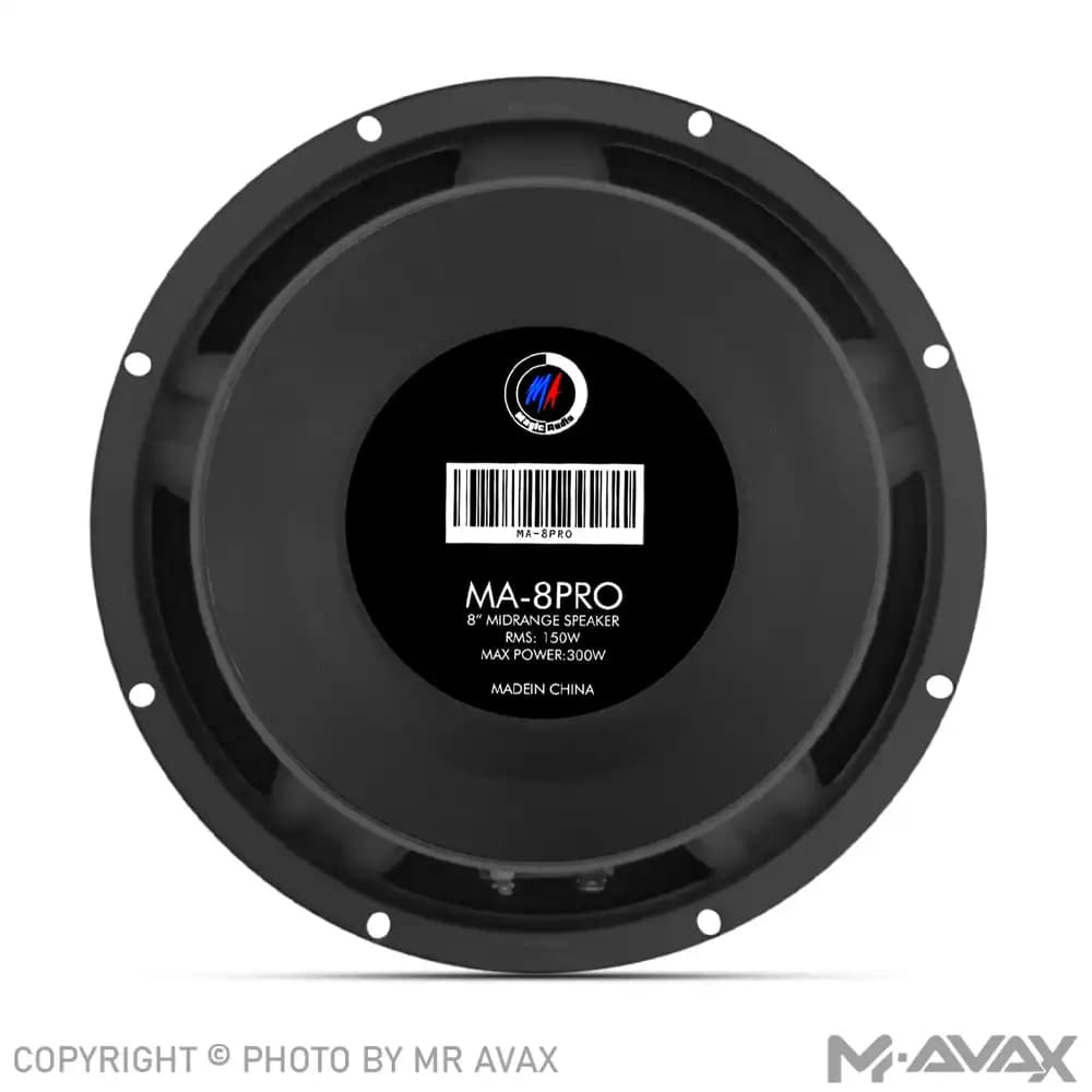 میدرنج 8 اینچ مجیک آدیو مدل MA-8PRO(دو عددی) — تصویر ۳