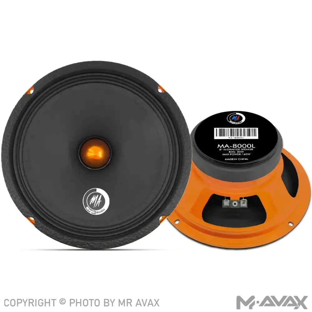 میدرنج 8 اینچ مجیک آدیو مدل MA-8000L(دو عددی) — تصویر ۴
