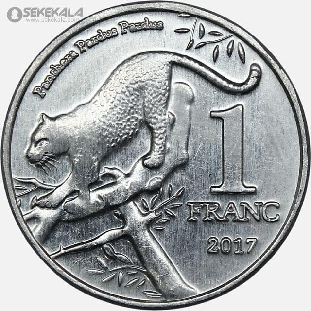 سکه 1 فرانک کاتانگا 2017 (بسیار کمیاب)(UNC)