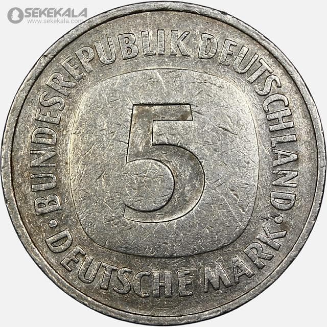 سکه 5 مارک آلمان 1975 D