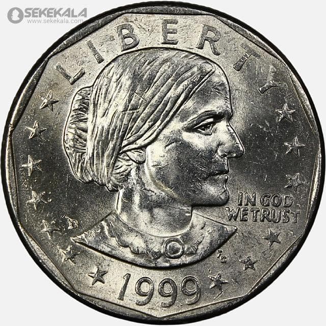 سکه 1 دلار آمریکا 1999 D (سوزان)(UNC)