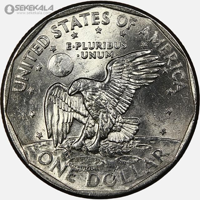 سکه 1 دلار آمریکا 1999 D (سوزان)(UNC) — تصویر ۲