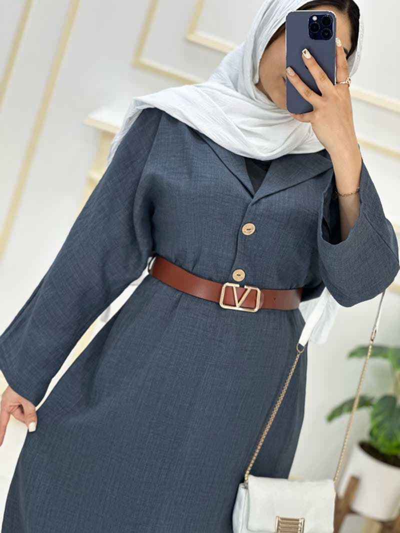 کفتان شانتون یقه انگلیسی کد83221 — تصویر ۶