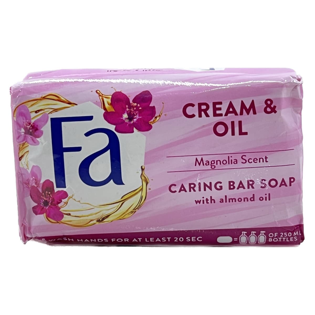 صابون کرمی روغن بادام رایحه مگنولیا فا 125 گرم