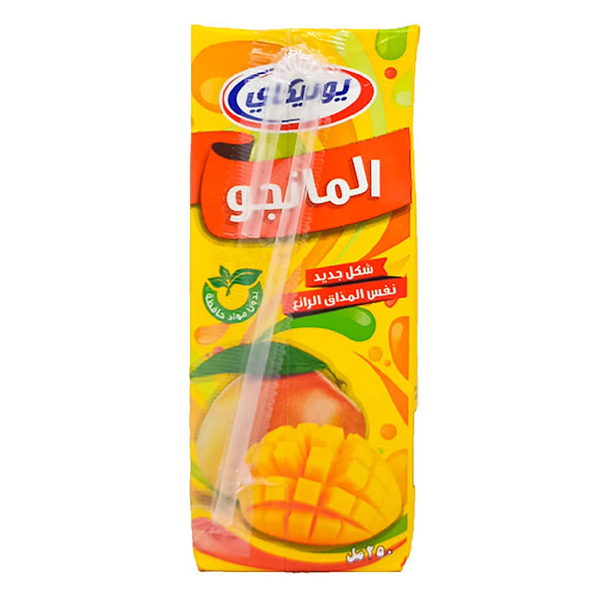 آبمیوه با طعم انبه پاکتی یونیکای 250 میلی لیتر