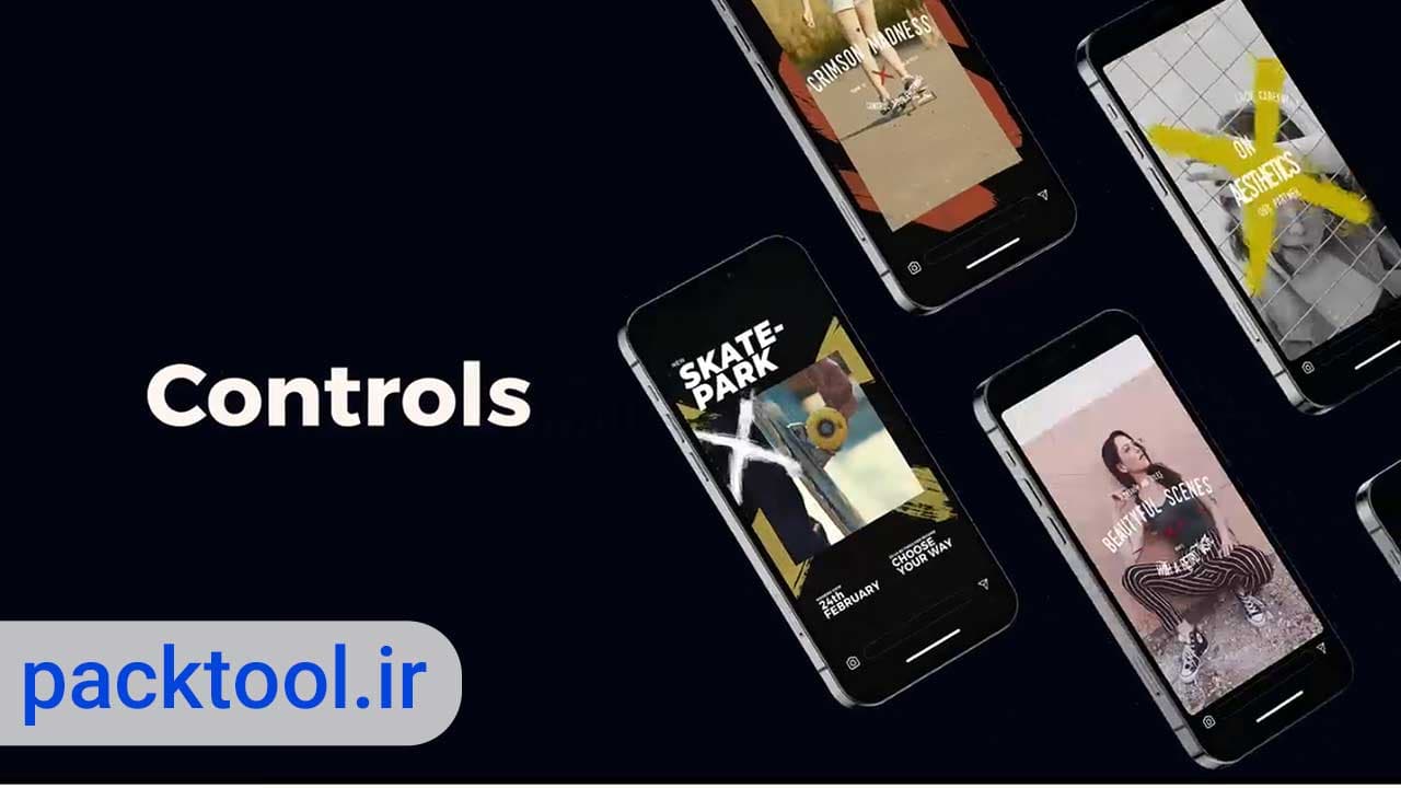 دانلود پروژه آماده افتر افکت استوری و پست گرانج اینستاگرام 45 Grunge Instagram Stories and Posts