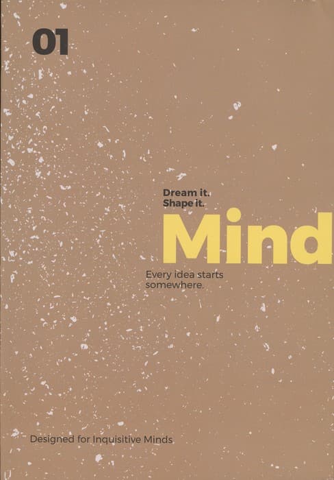 دفتر یادداشت خط دار WORD (طرح MIND) | انتشارات همین