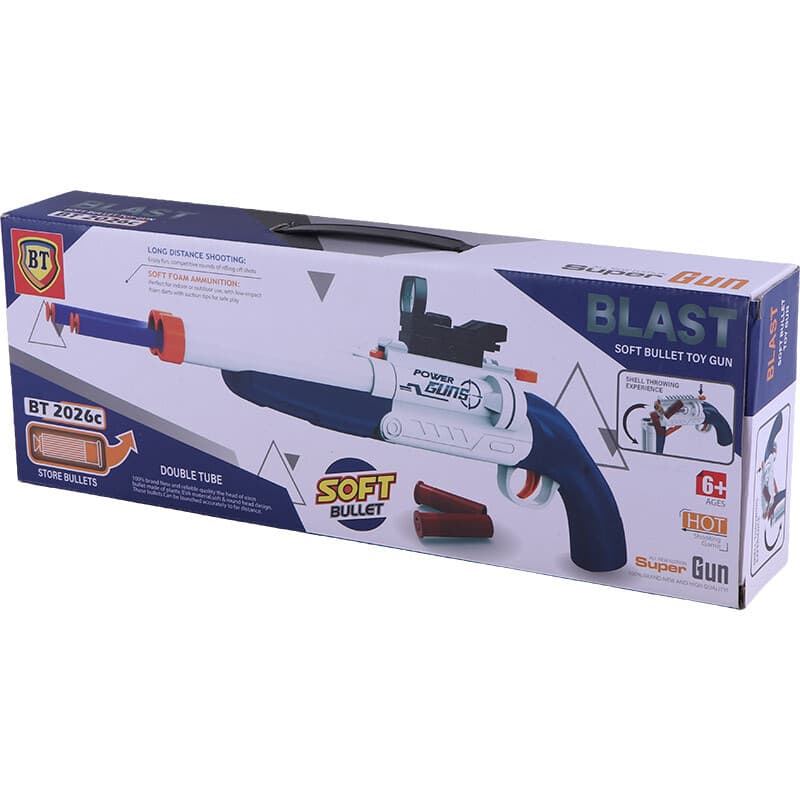 تفنگ دو لوله اسباب بازی پوکه پران Blast BT 2026C — تصویر ۲