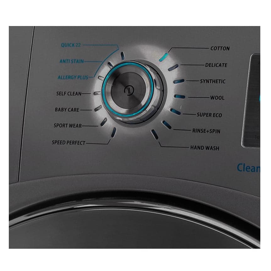 ماشین لباسشویی دوو DWK-8543v تیتانیوم 8 کیلویی — تصویر ۲