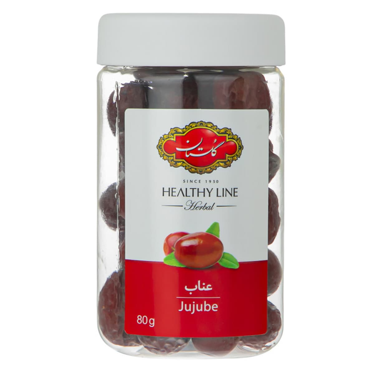 دمنوش عناب قوطی گلستان 80 گرم
