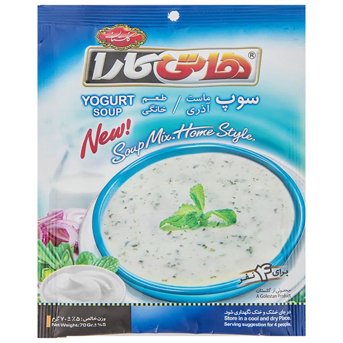 سوپ ماست آذری هاتی کارا گلستان 70 گرم