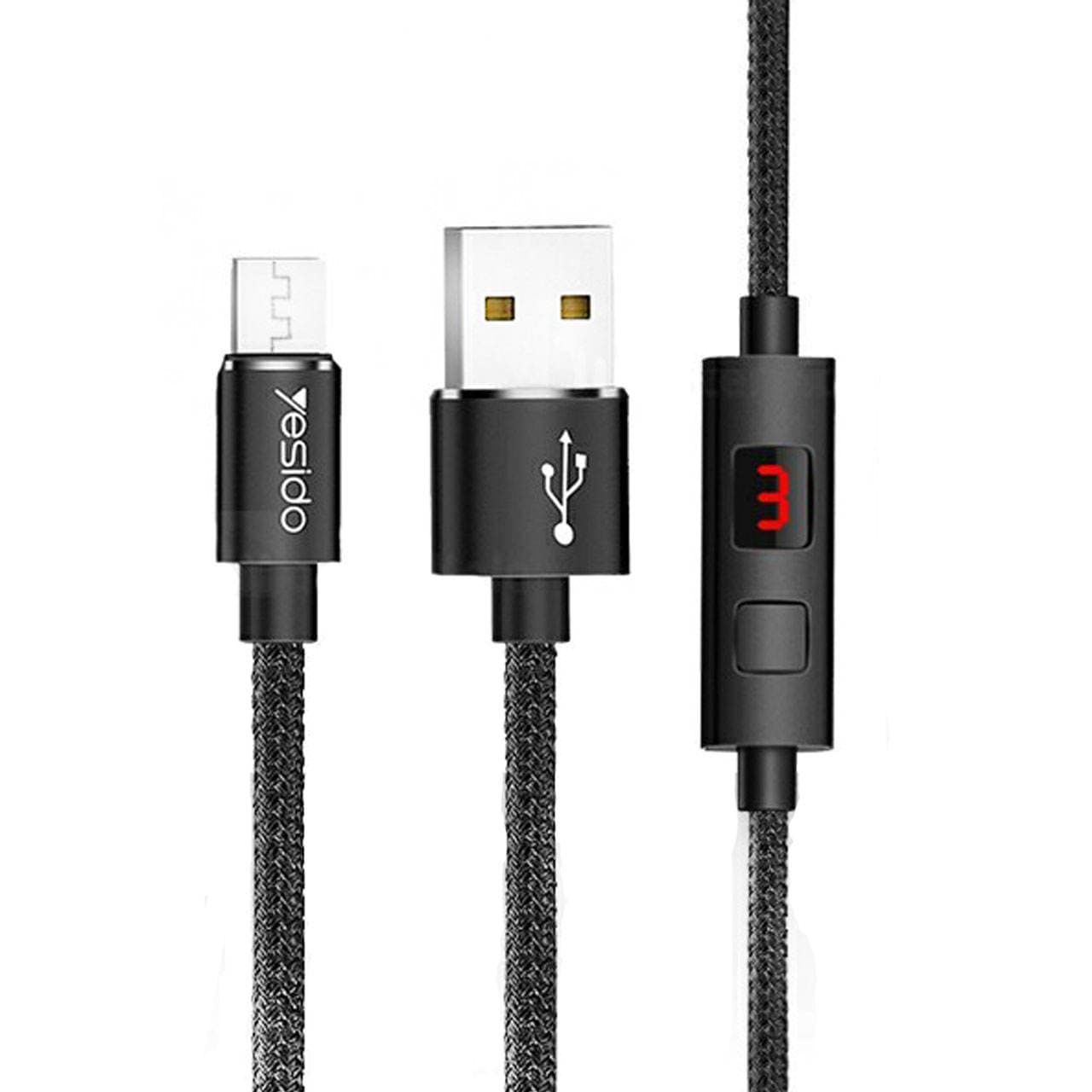 کابل تبدیل USB به Type-C یسیدو مدل CA-46 طول 1.2 متر