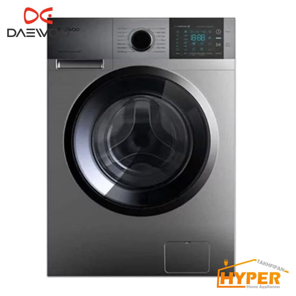 ماشین لباسشویی دوو DWK-PRO84SS نقره ای 8 کیلویی