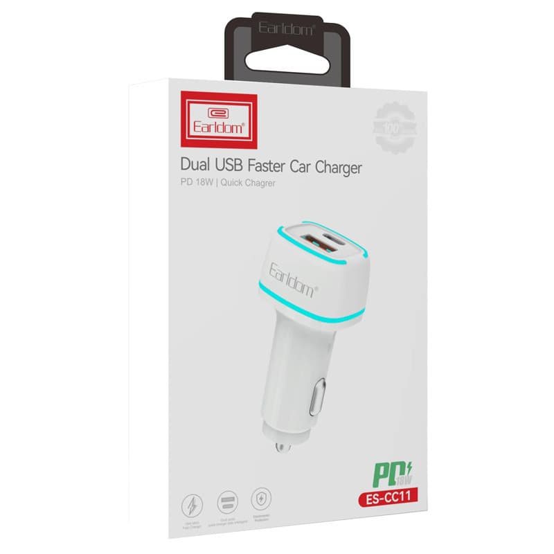 شارژر فندکی 20 وات ارلدام ES-CC11 — تصویر ۷