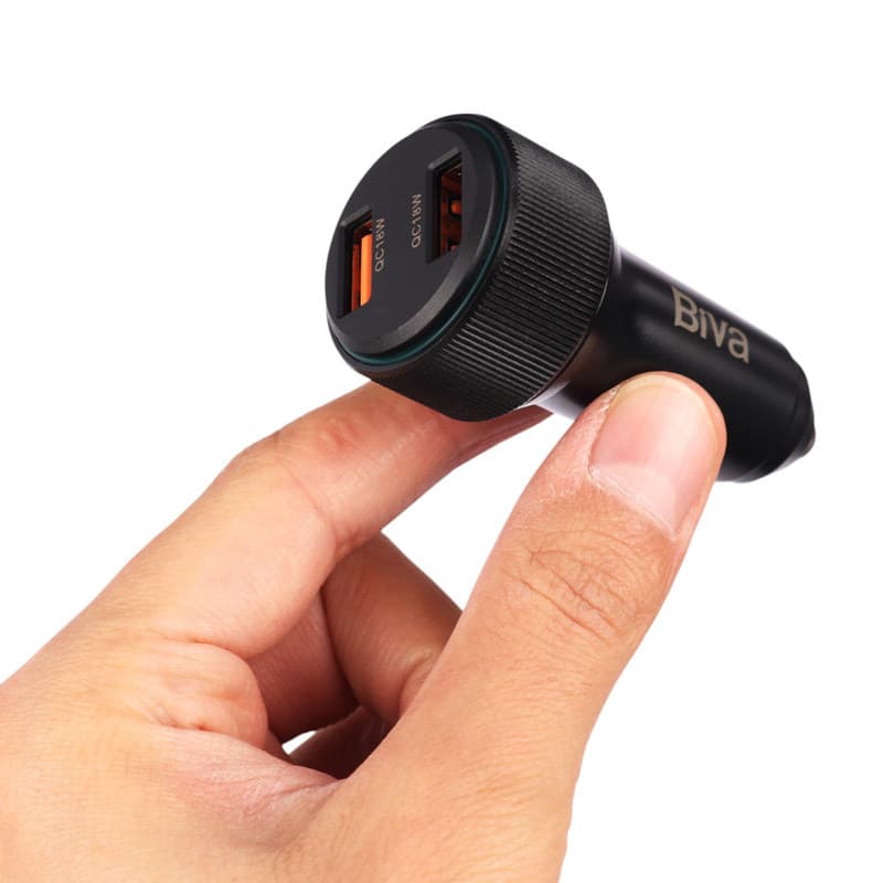 شارژر فندکی فست شارژ Biva CC-24 3A QC3.0 PD 18W — تصویر ۵