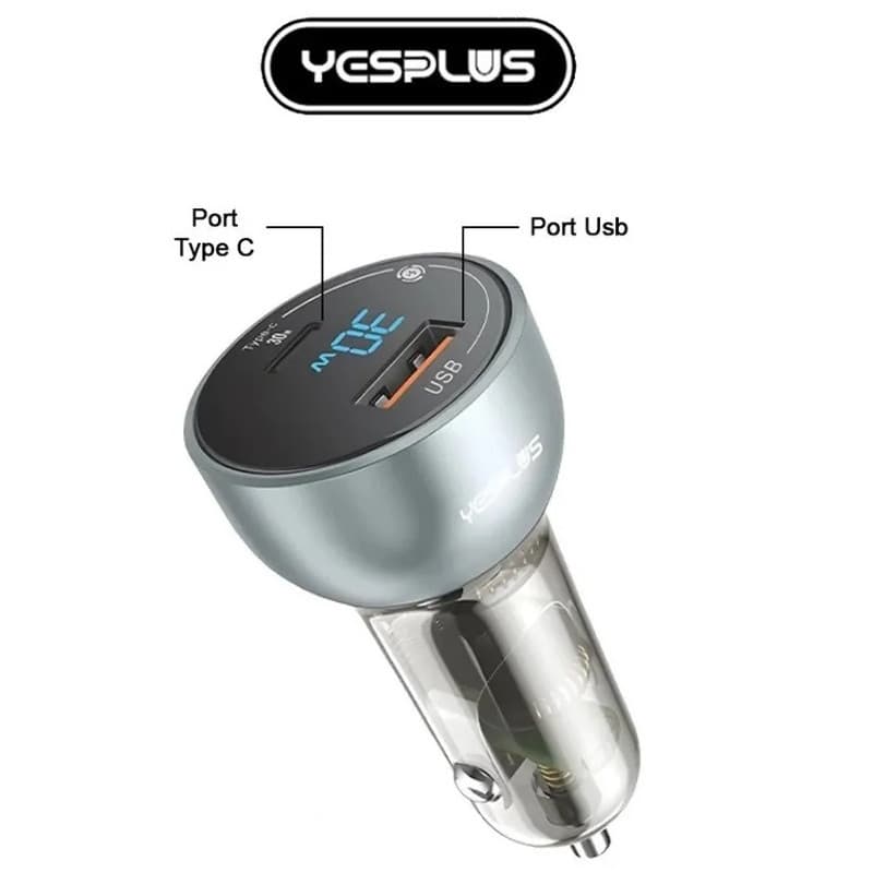 شارژر فندکی 30 وات یس پلاس YS-1211 — تصویر ۶