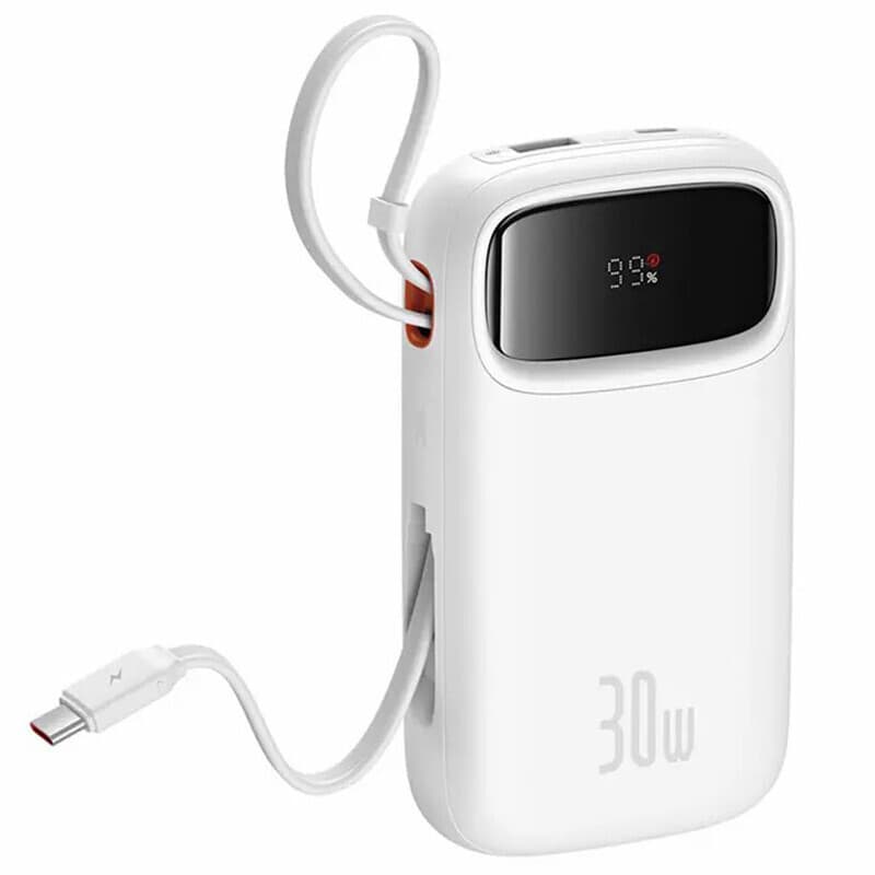 پاور بانک فست شارژ باسئوس QPow2 PPQD4-10C P1005500 QC3.0 PD 30W ظرفیت 10000 میلی آمپر ساعت — تصویر ۵