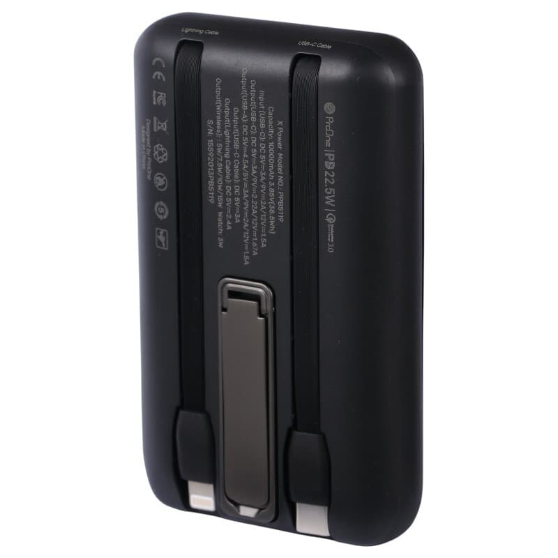 پاور بانک بی سیم فست شارژ پرووان PPB5119 PD QC3.0 22.5W ظرفیت 10000 میلی آمپر ساعت — تصویر ۶