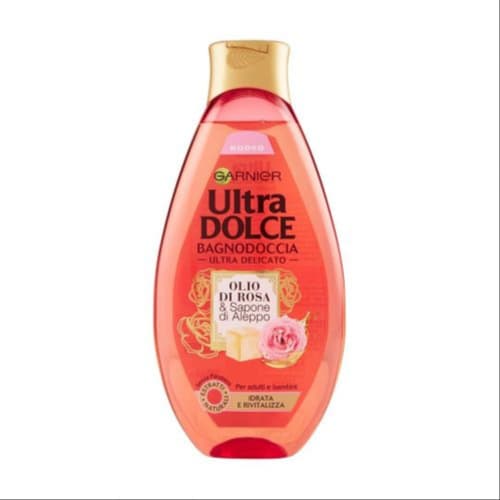 شامپو بدن گارنیر Garnier Ultra Dolce حاوی عصاره گل سرخ حجم 500 میل