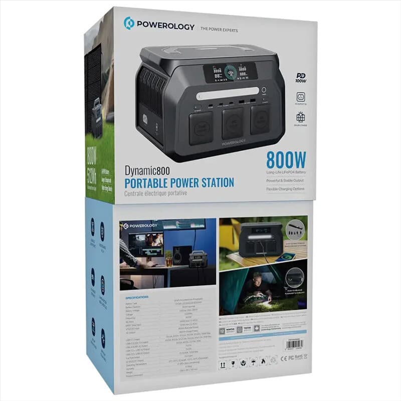 پاور استیشن پاورولوژی PWP800WBK 800W ظرفیت 20000 میلی آمپر ساعت — تصویر ۷