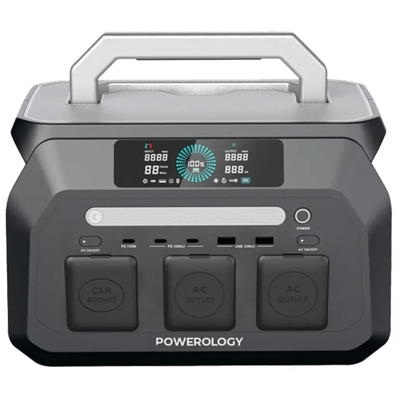 پاور استیشن پاورولوژی PWP800WBK 800W ظرفیت 20000 میلی آمپر ساعت — تصویر ۲