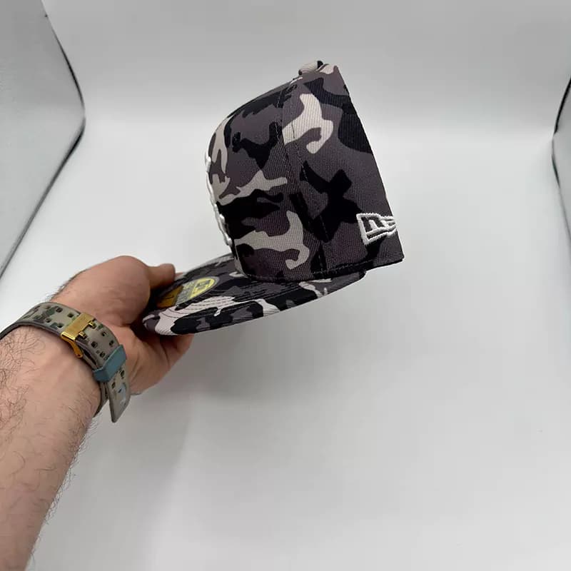 کلاه کپ فیت بک Sox Bape چیریک طوسی — تصویر ۲