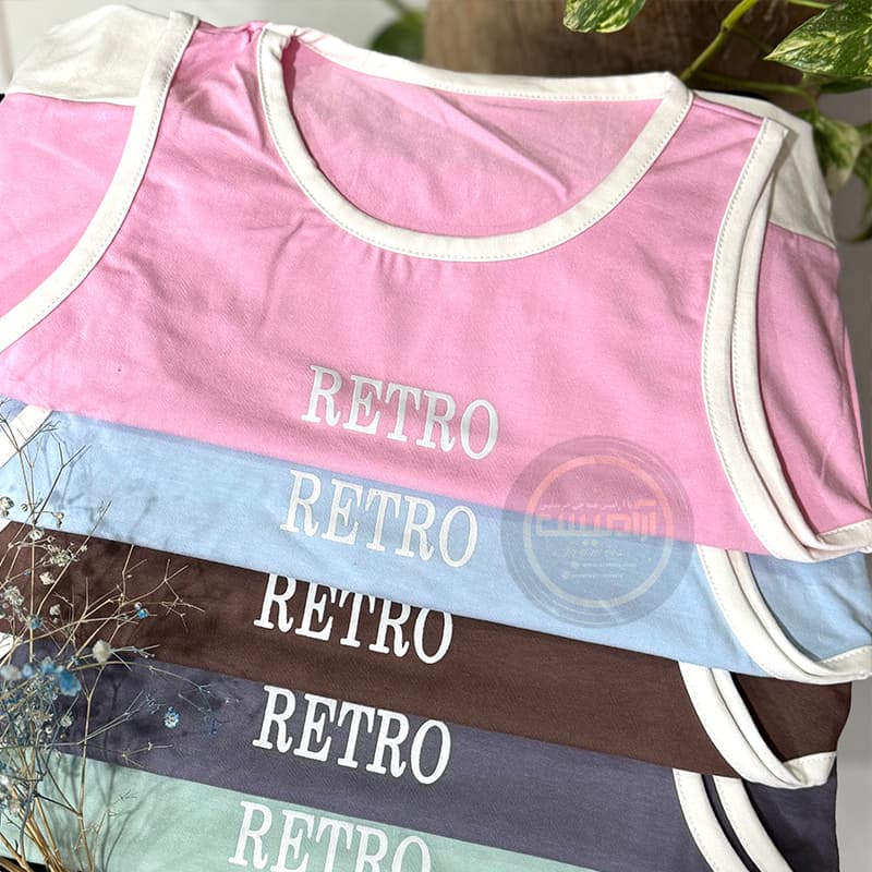 ست کراپ تاپ و شلوار لاکرا RETRO — تصویر ۶