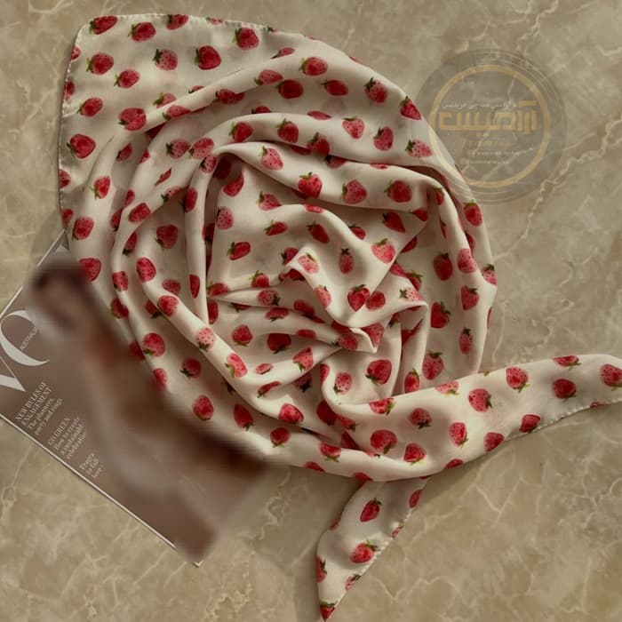 مینی اسکارف نخی طرحدار میکس — تصویر ۸