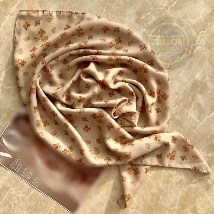 مینی اسکارف نخی طرحدار میکس — تصویر ۷