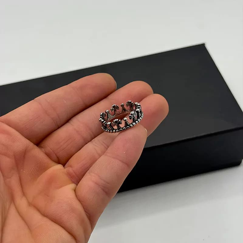 انگشتر کروم هارتز کد 7 (Chrome Hearts) — تصویر ۲