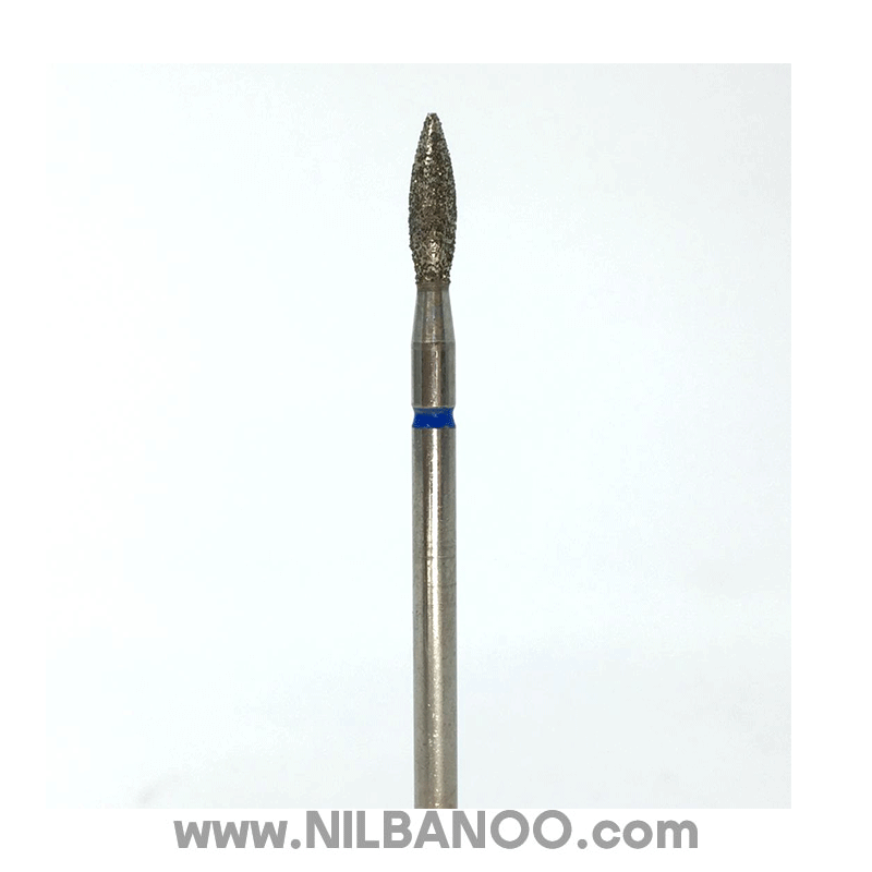 سر سوهان اشکی مخصوص مانیکور درجه یک نوار آبی