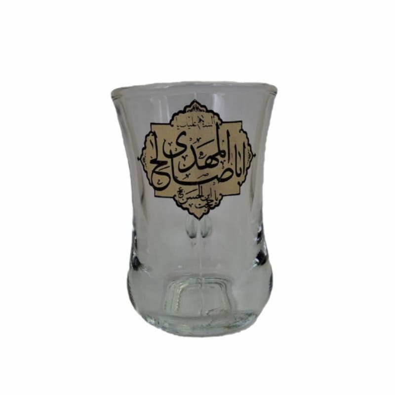 استکان کمرباریک دسته دار یا مهدی عج-6تایی کد 104625 — تصویر ۲