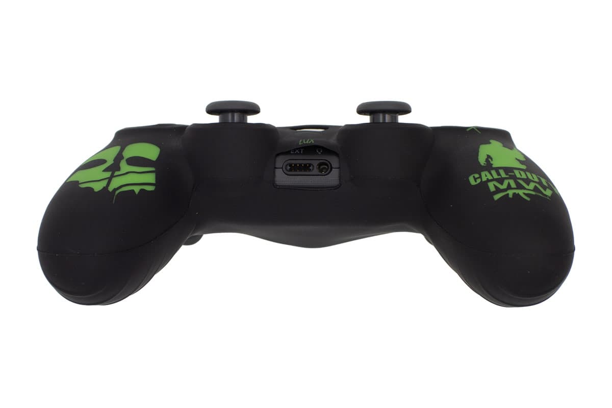 روکش محافظ دسته PS4 لیزری مشکی سبز طرح کال آف دیوتی ام دبلیو — تصویر ۴