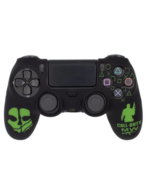 روکش محافظ دسته PS4 لیزری مشکی سبز طرح کال آف دیوتی ام دبلیو