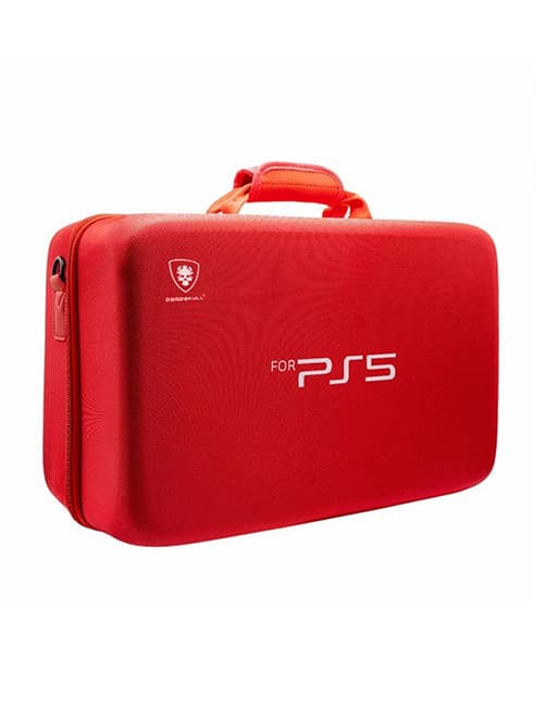 کیف حمل PS5 مدل Dead Skull قرمز