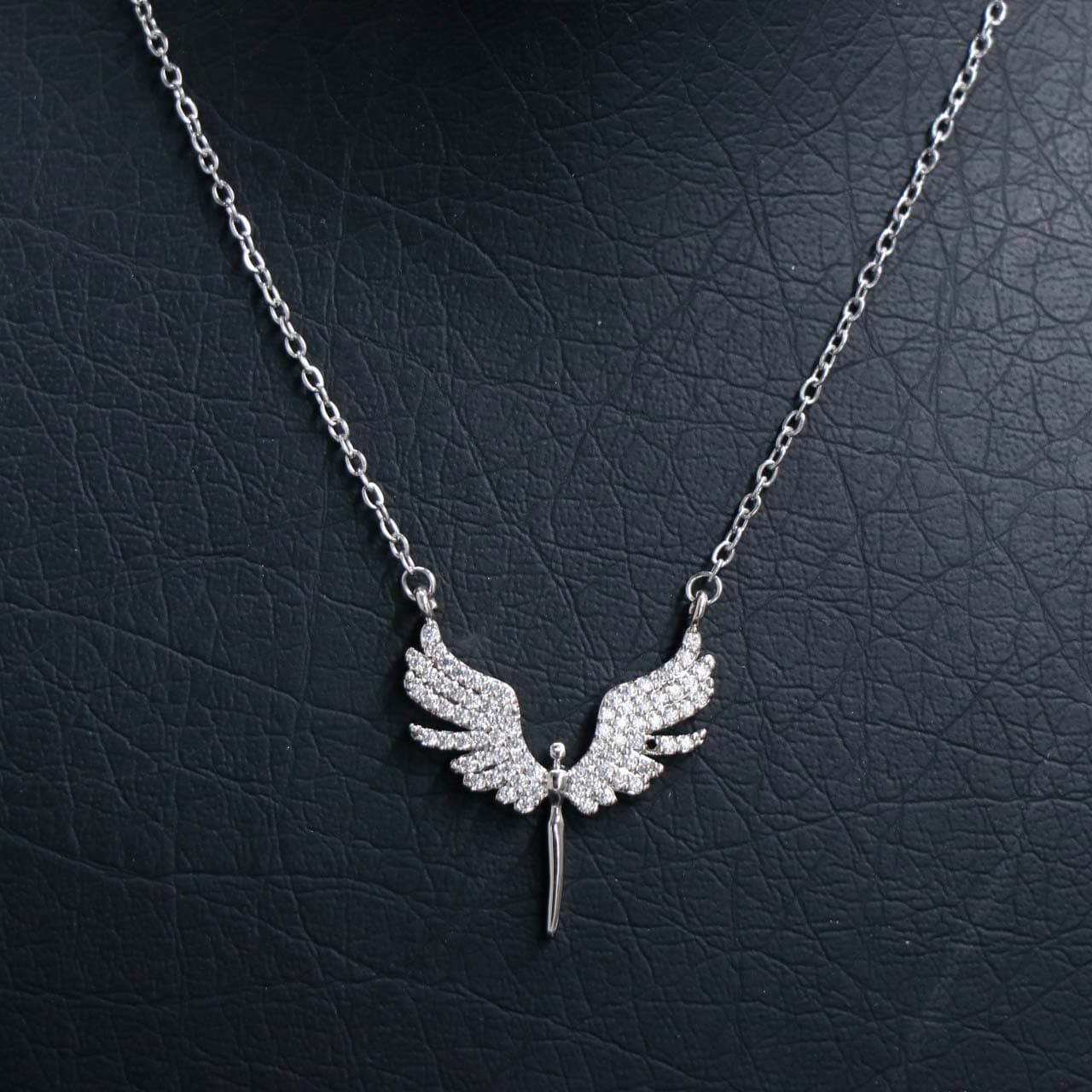 گردنبند دخترانه طرح فرشته وارداتی کد 76240 — تصویر ۳