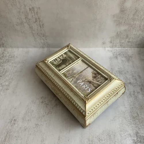 جعبه موزیکال پاریس قاب‌دار مستطیلی — تصویر ۵