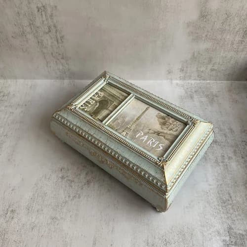 جعبه موزیکال پاریس قاب‌دار مستطیلی — تصویر ۲