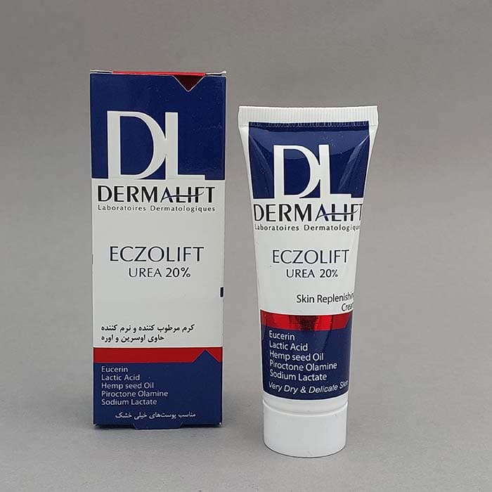 عمده فروشی کرم مرطوب کننده و نرم کننده حاوی اوره 20 درصد پوست خیلی خشک درمالیفت DERMALIFT حجم 40 میل 93035