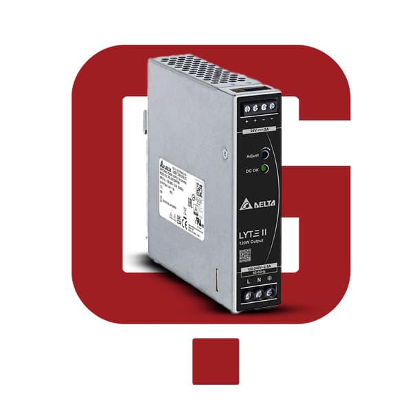 منبع تغذیه دلتا DRL-24V120W1EN