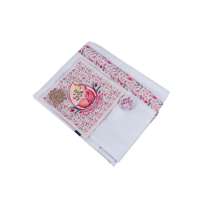 بسته عبادت دخترانه رضوی جشن تکلیف چادر تترون و مهرنماز جانماز 20در20 و کیف 20در28-ماهد کد 00207032 — تصویر ۲