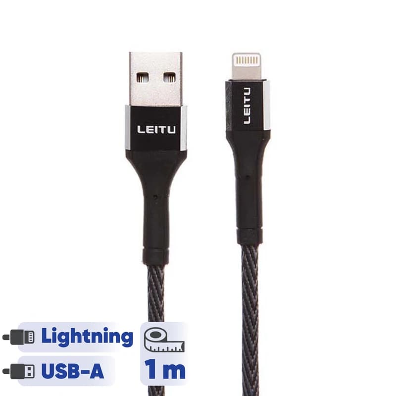 کابل تبدیل USB به لایتنینگ لیتو مدل LD-9 طول 1 متر کدm19367