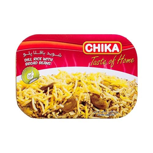 شوید باقلا پلو چیکا