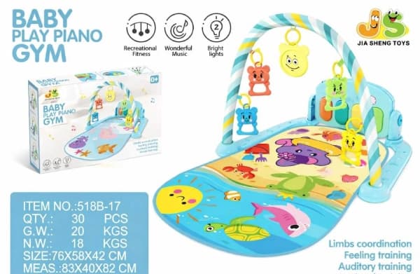 تشک بازی موزیکال پیانو دار عروسکی