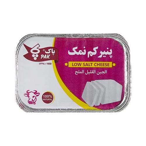 پنیر کم نمک 300 گرم پاک