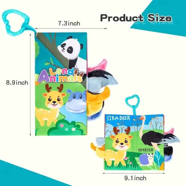 کتاب حمام نوزادی آموزشی طرح مزرعه tiibaby — تصویر ۵