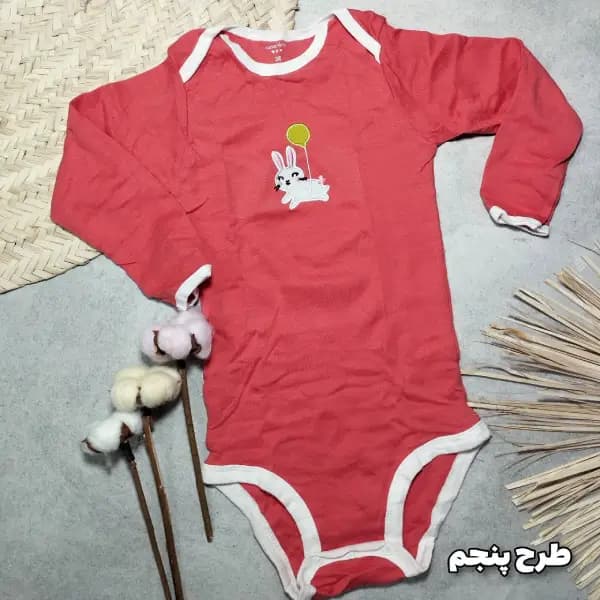 زیر دکمه دار آستین بلند کارترز دخترانه 36-24 ماه — تصویر ۶