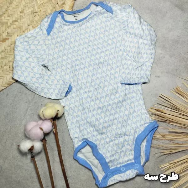 زیر دکمه دار آستین بلند کارترز پسرانه 24-18ماه — تصویر ۴